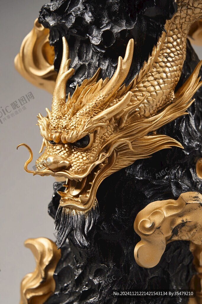 金色龍紋金龍蒼龍青龍