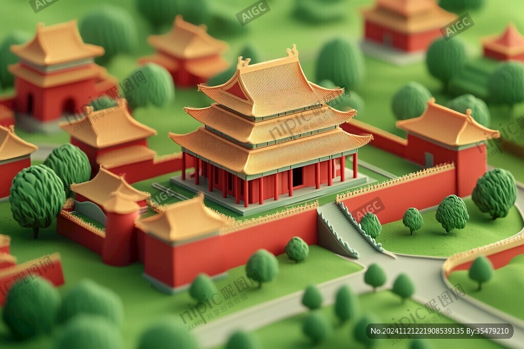 故宮建筑模型
