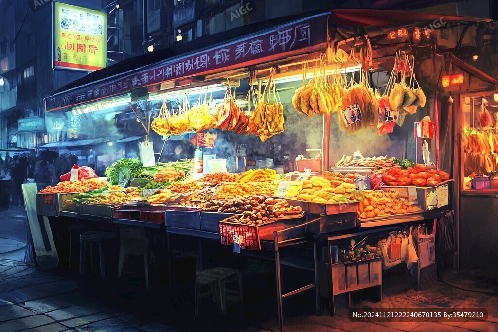 小吃街場景