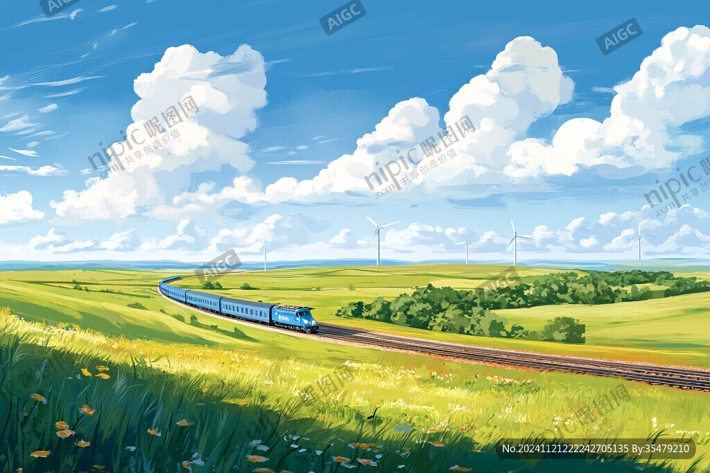 火車旅途風(fēng)景