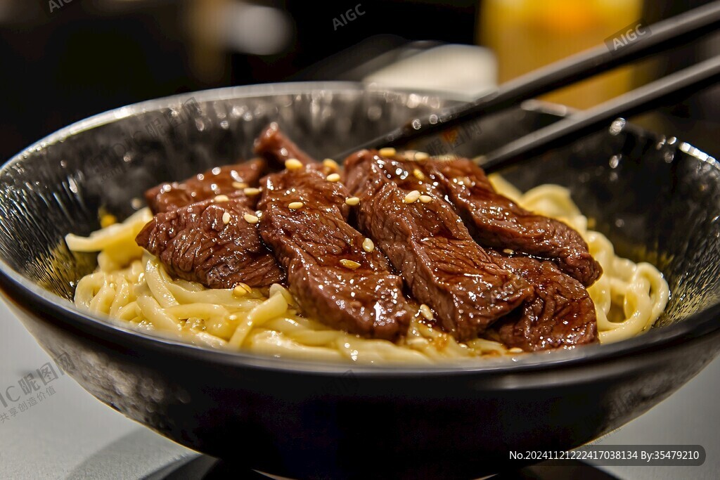 牛肉面特寫