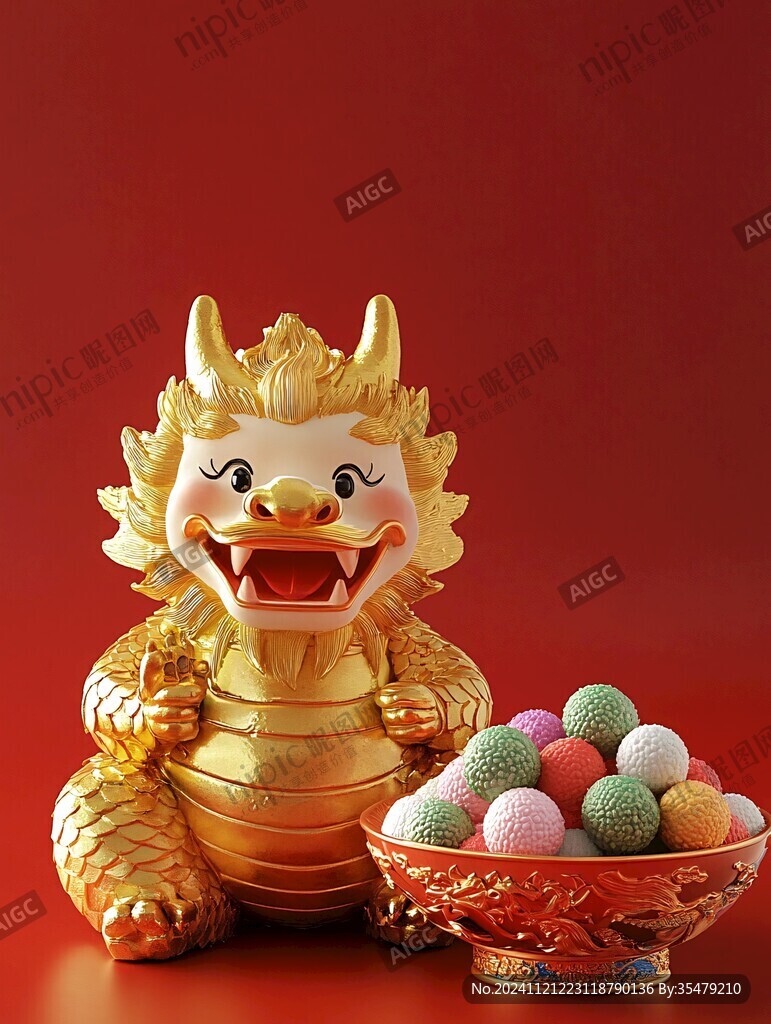 龍年財神形象