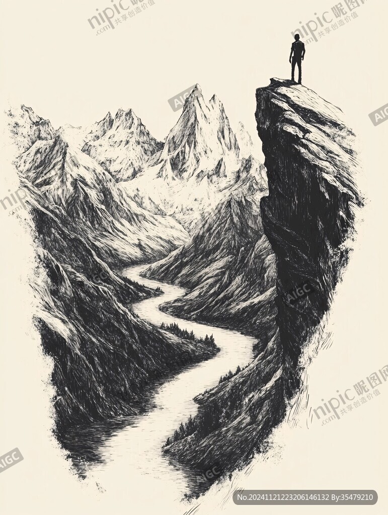 人與山