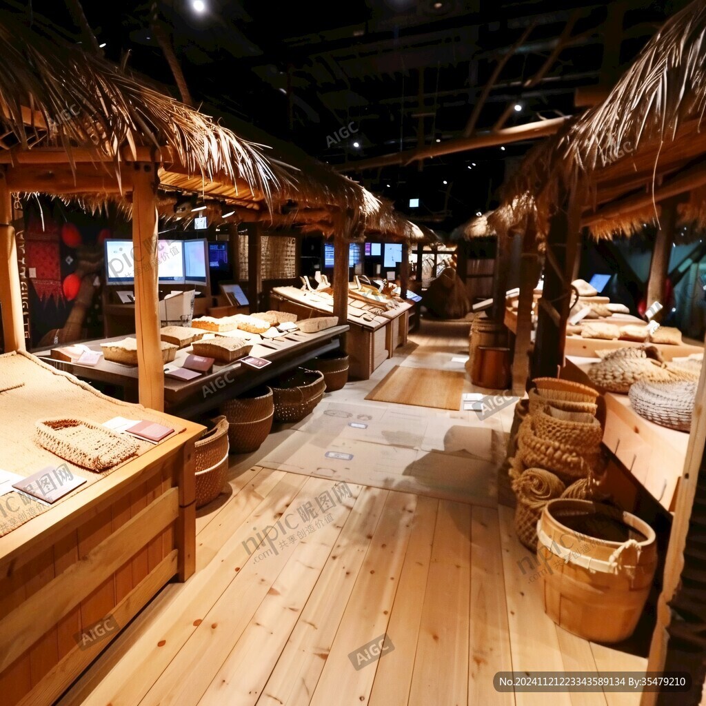 原始社會房舍復原