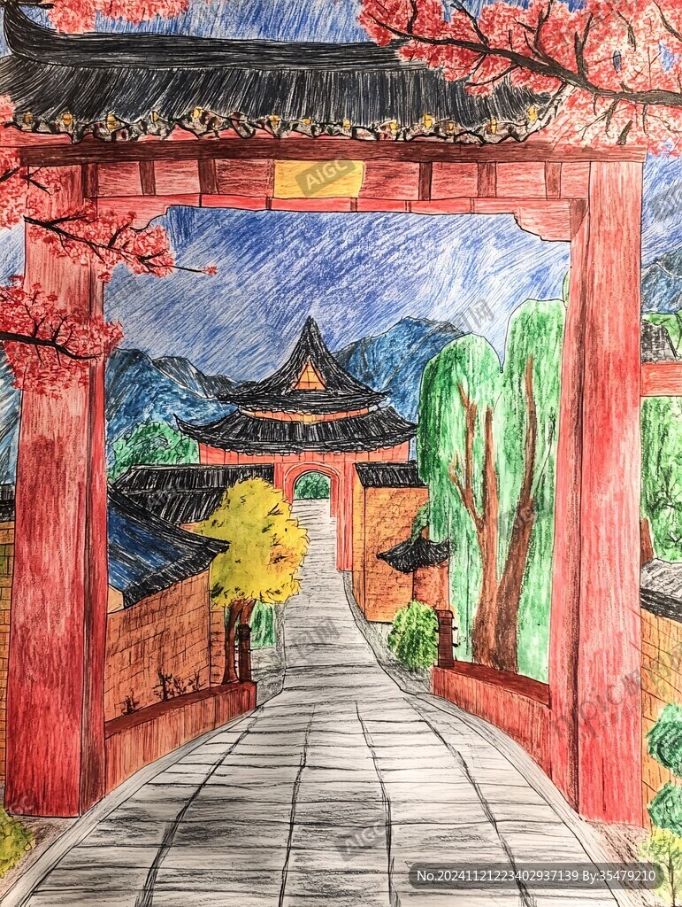 橫店手繪