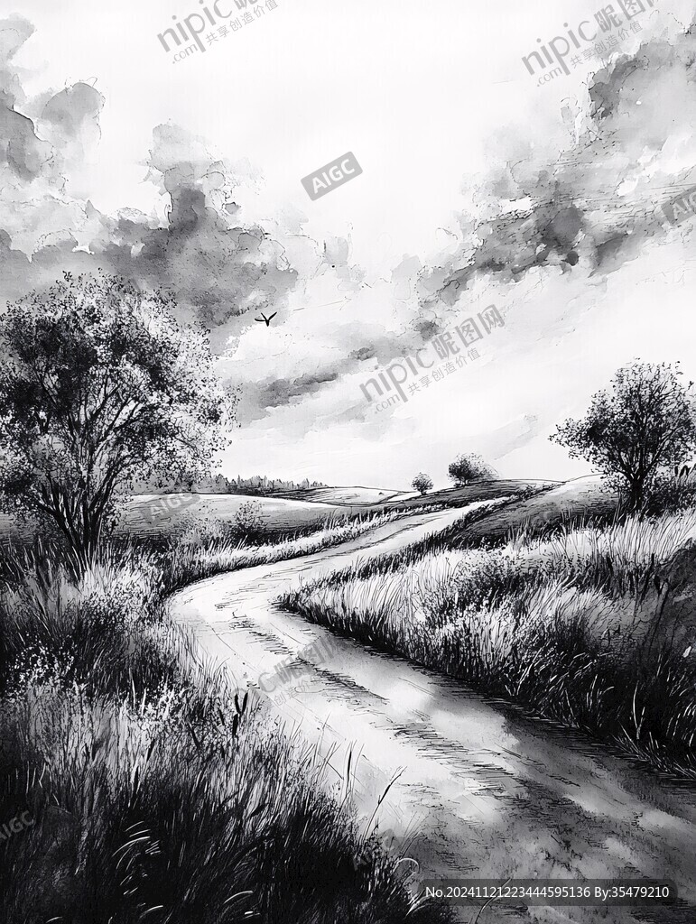 唯美黑白風(fēng)景