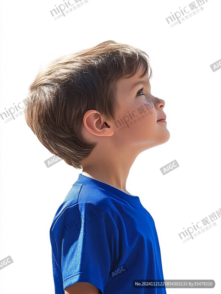 小男孩側面