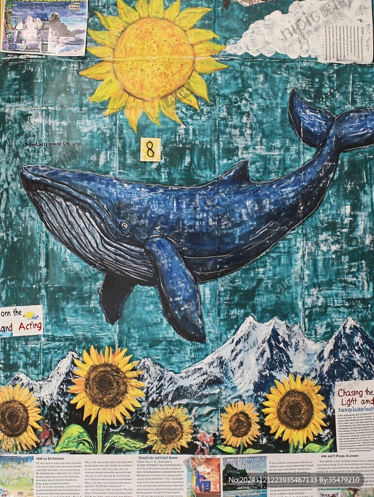 海洋主題墻