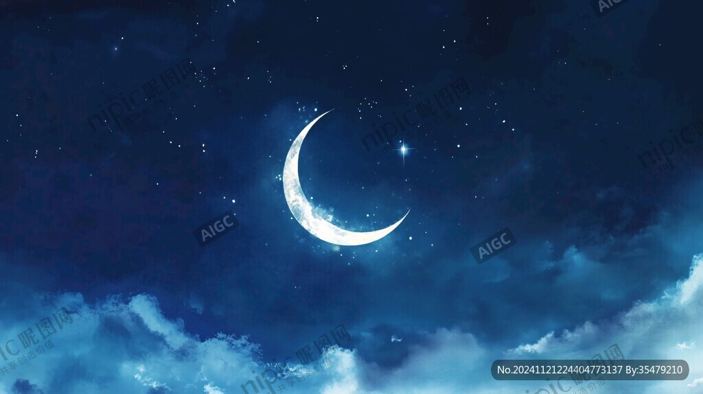 藍(lán)月夜夢(mèng)幻唯美奇幻
