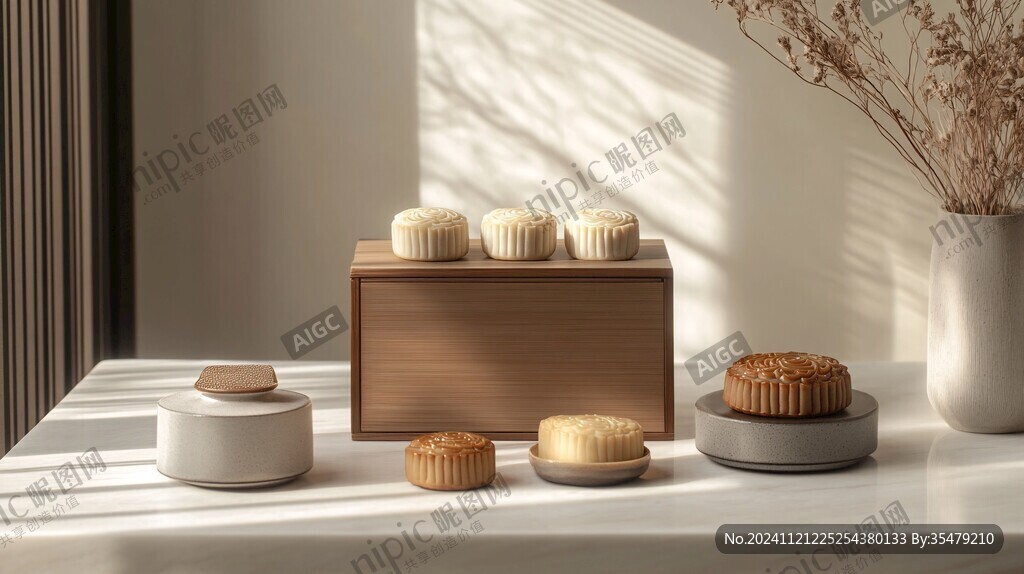 3d月餅場景
