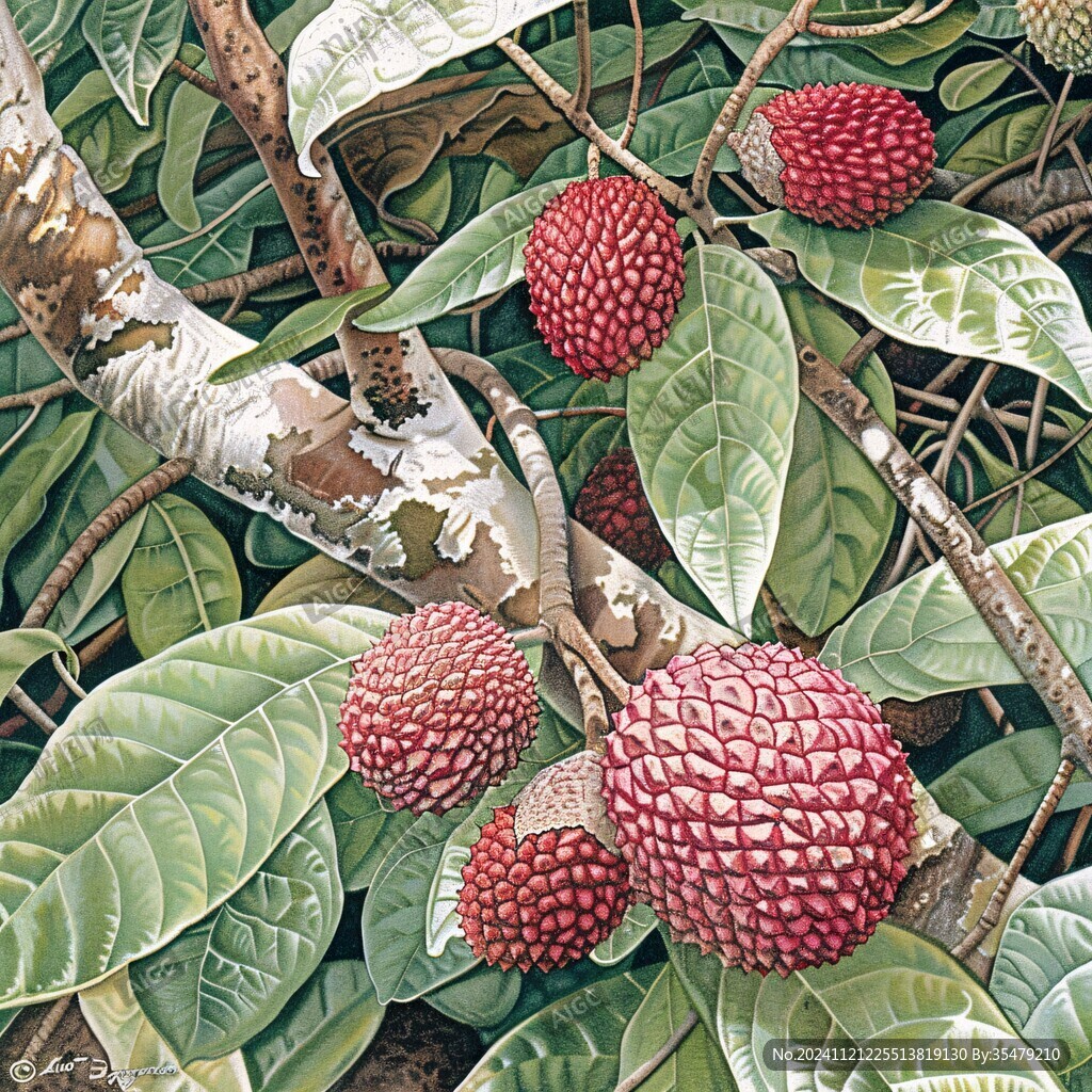 原創(chuàng)荔枝掛畫