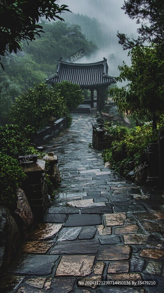 雨后玨山