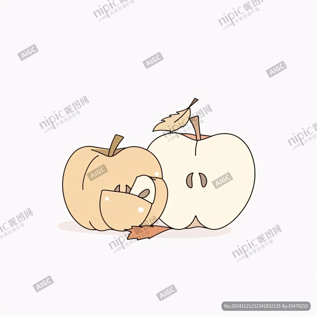 丑蘋果插畫手繪