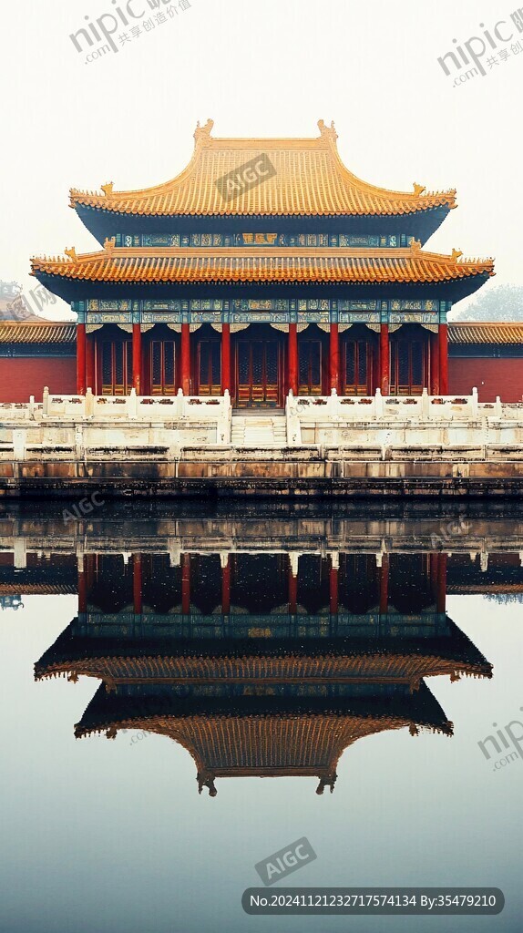 故宮倒影