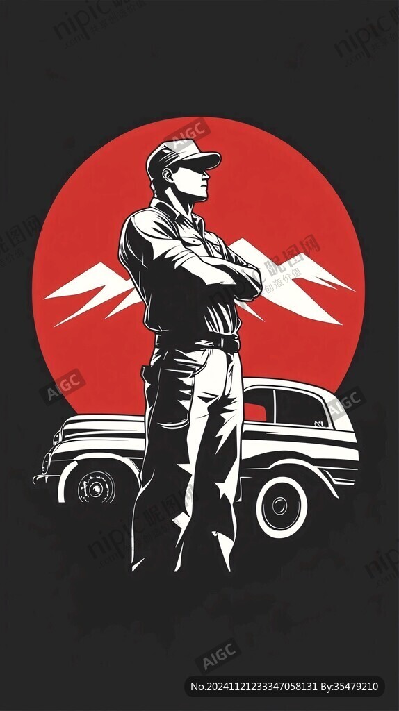 汽車招貼