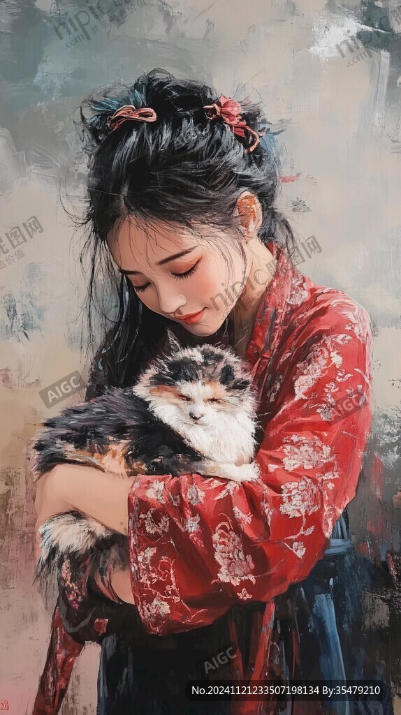 工筆少女