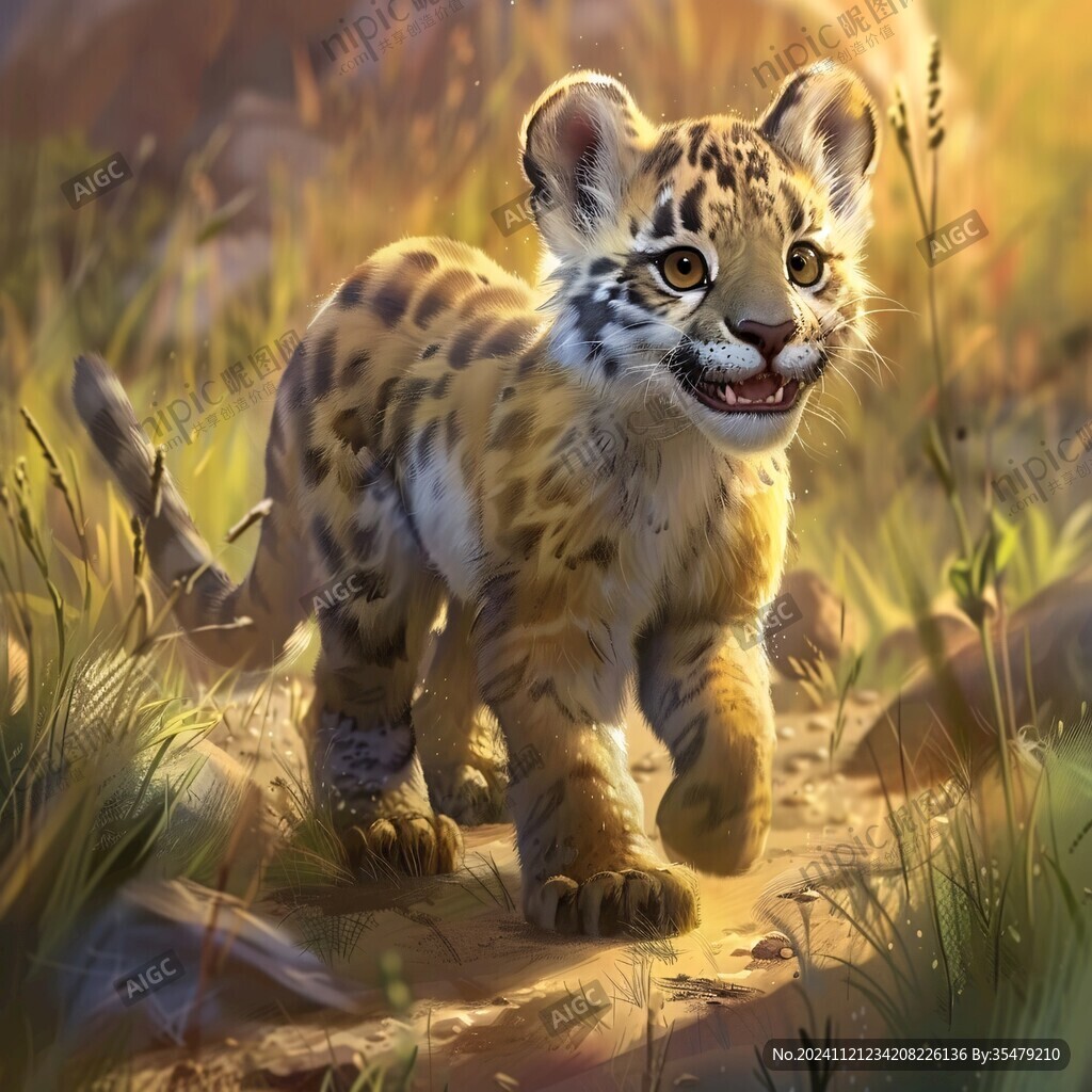 動物插畫寫實