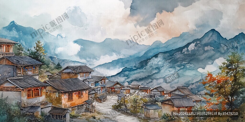 涼山水彩