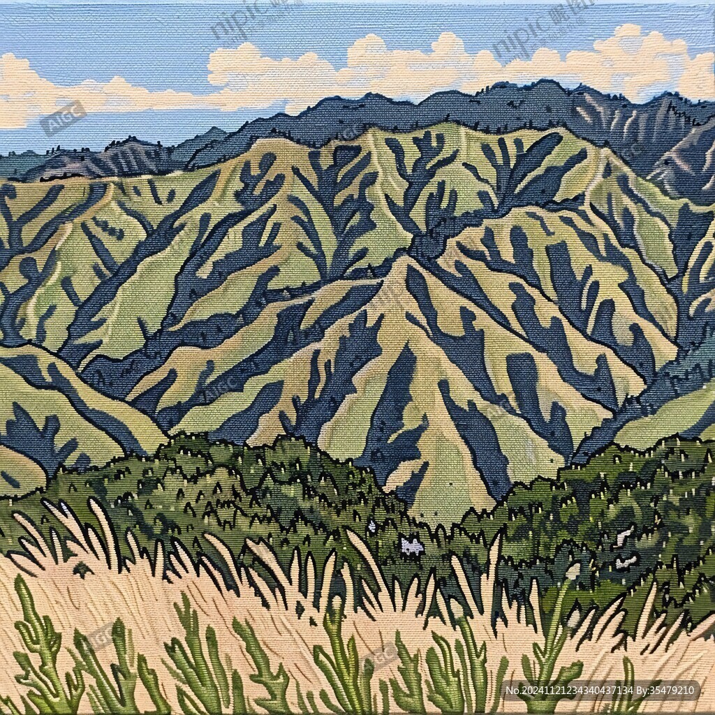 丘狀高原地貌