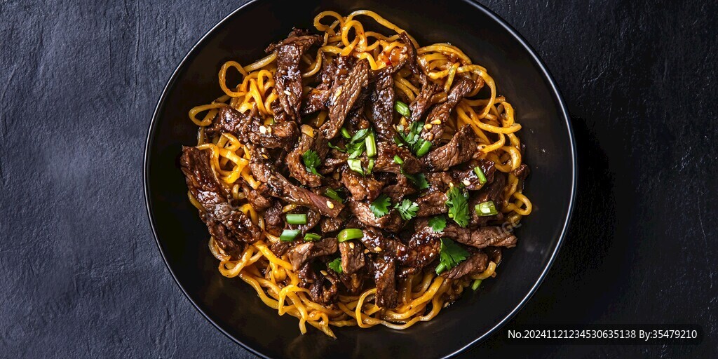 高清大圖牛肉炒拉面