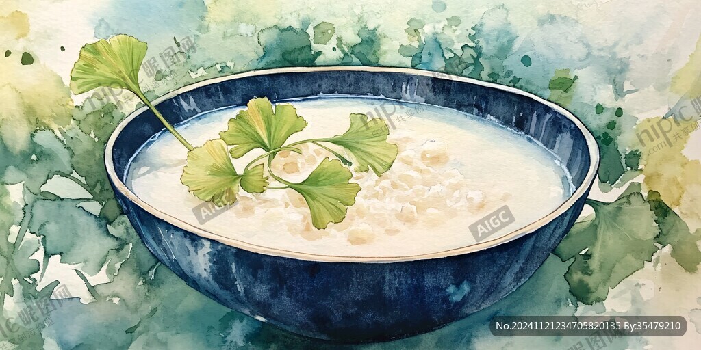 雞頭米插畫