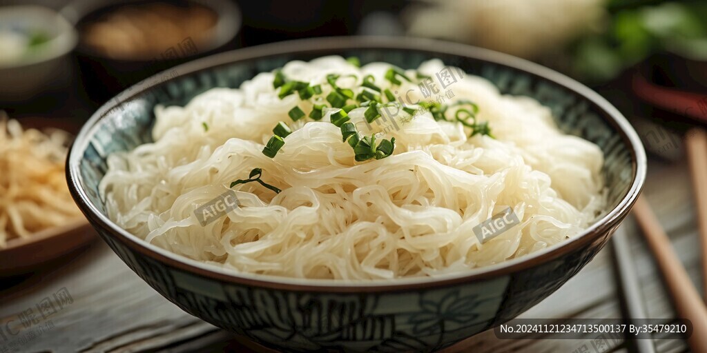 涼拌粉絲特寫