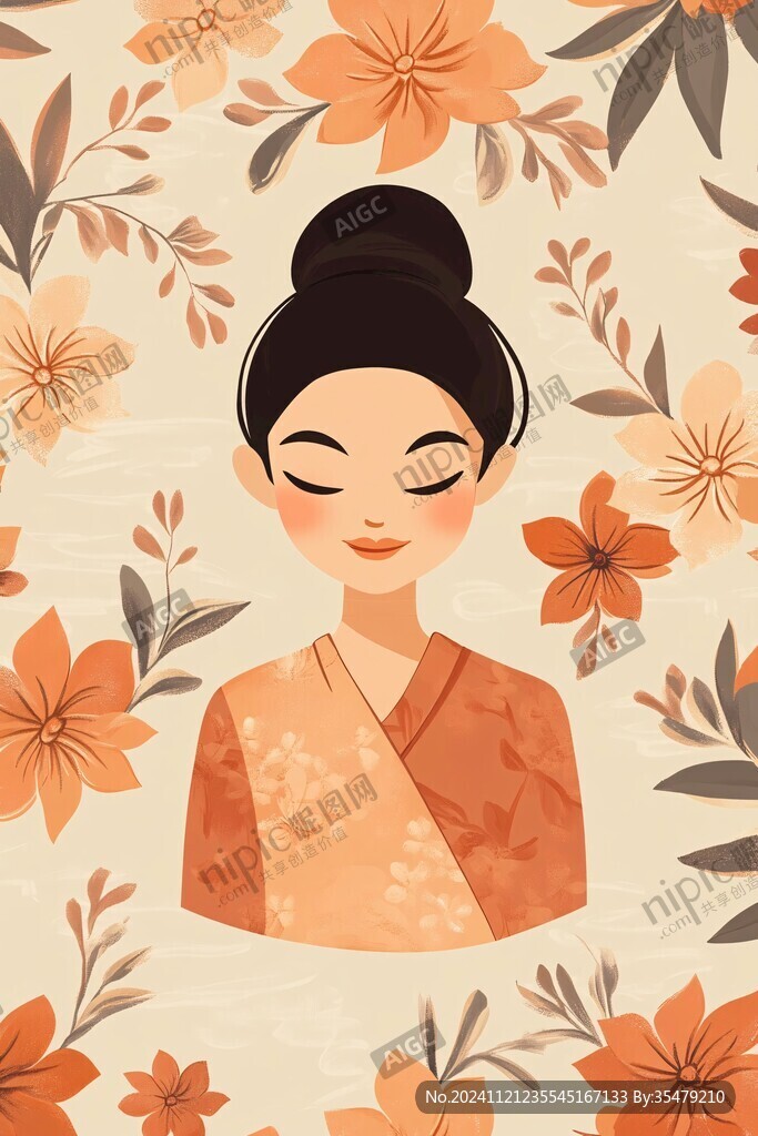 美容裝修插畫設(shè)計