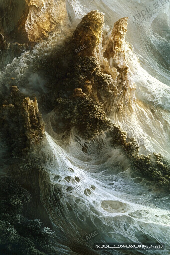 古風海浪浪花