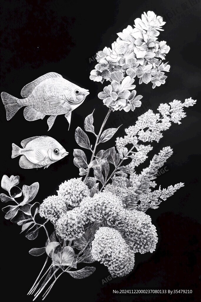 花與魚