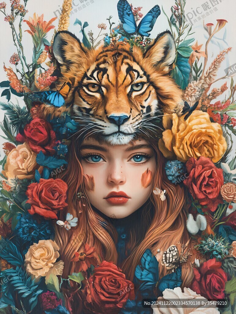 馬虎面插畫