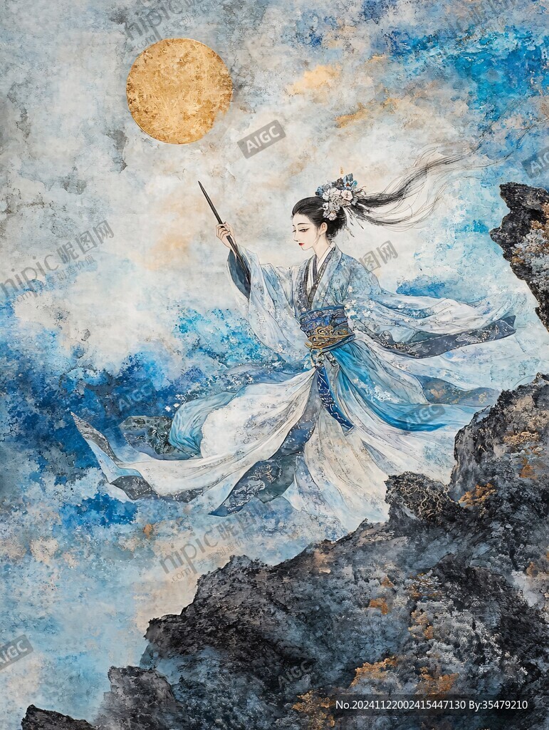 唯美嫦娥神女