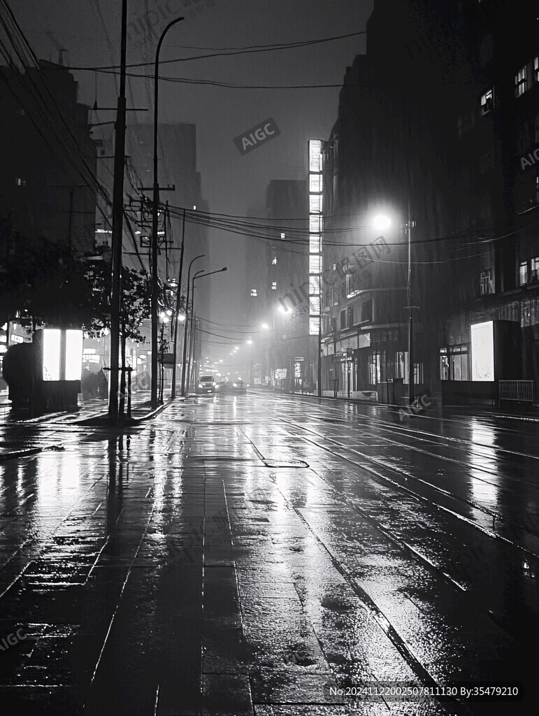 都市雨夜