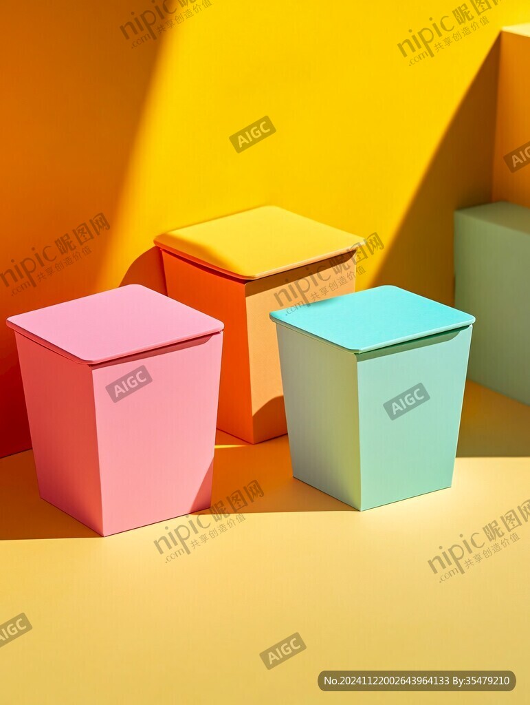 彩色漸變包裝盒