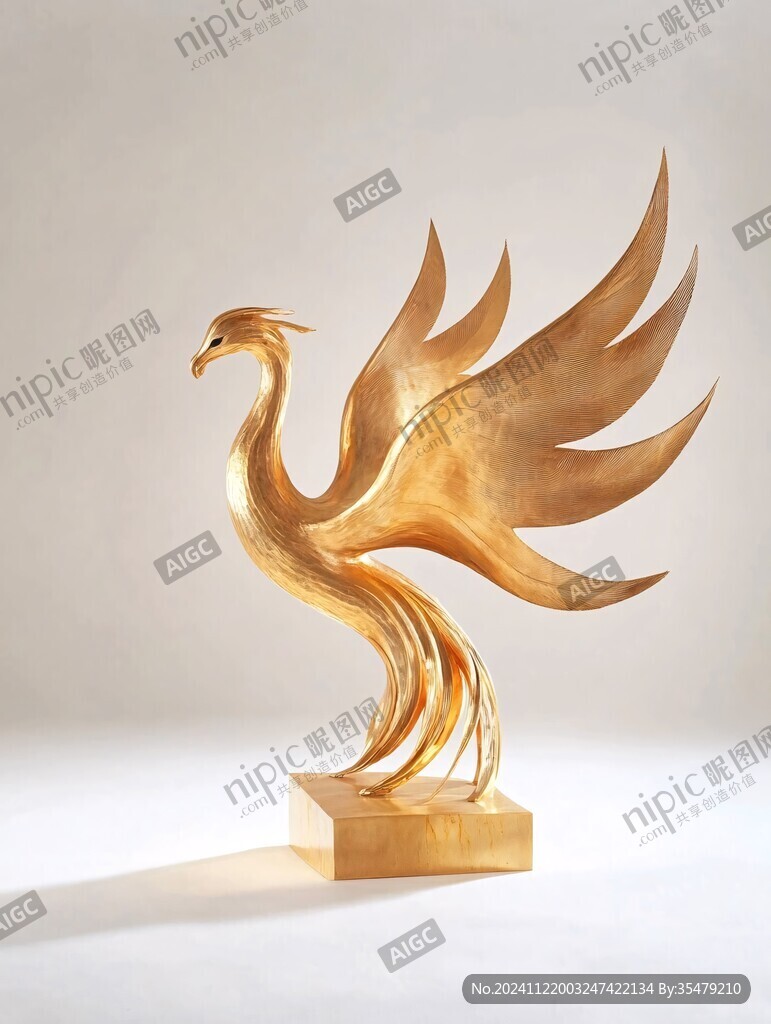 黃銅鳳凰造型香薰