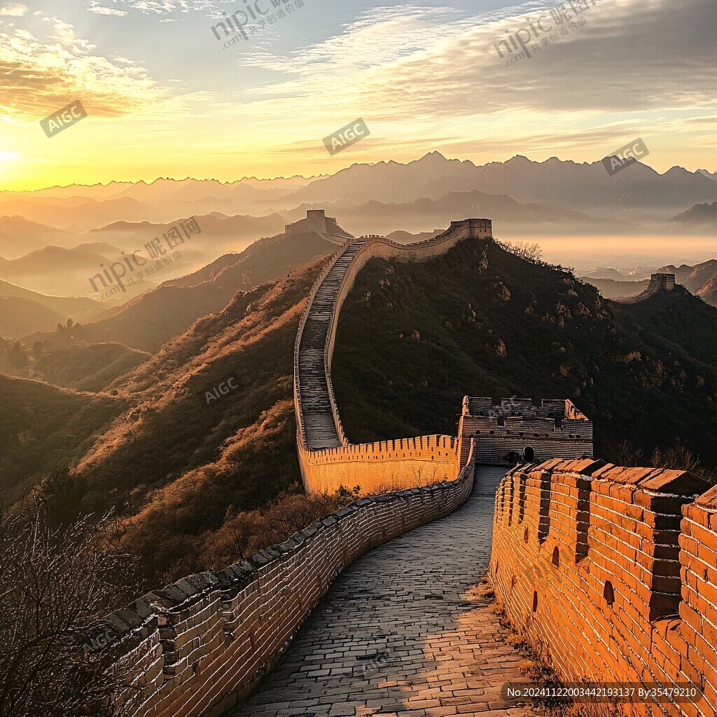 長城日出風(fēng)光