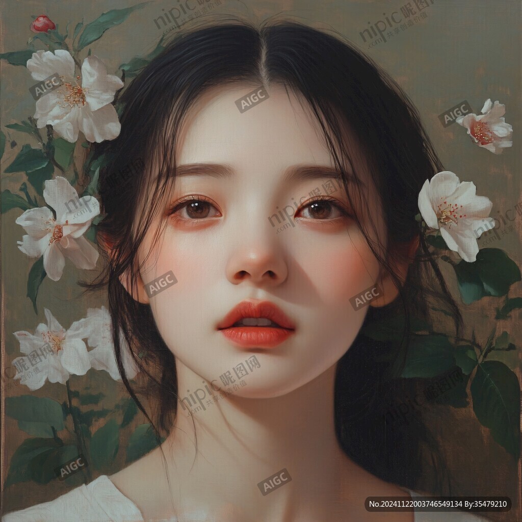 板繪人像