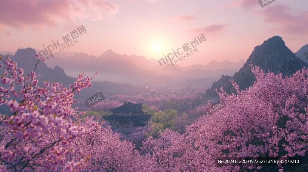 古風(fēng)場景春暖花開