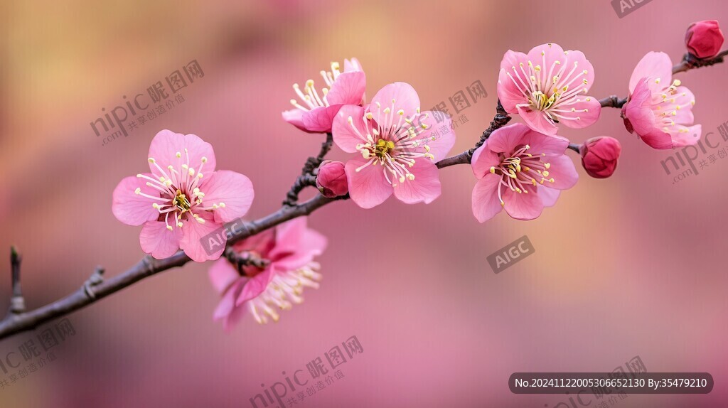 唯美桃花高清壁紙