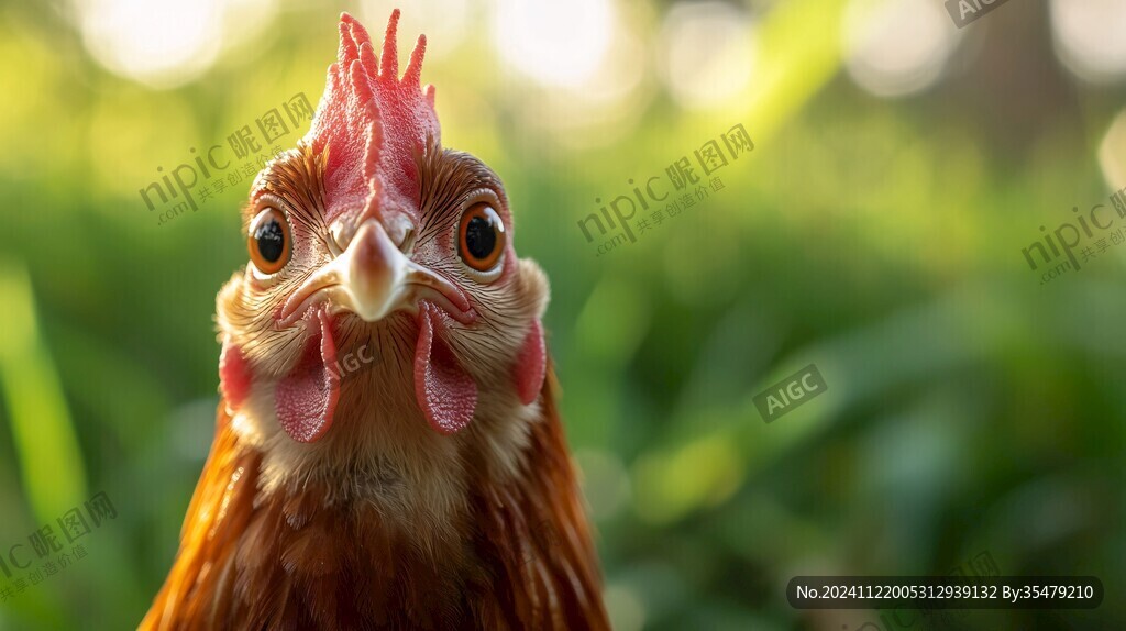 一只雞肉特寫