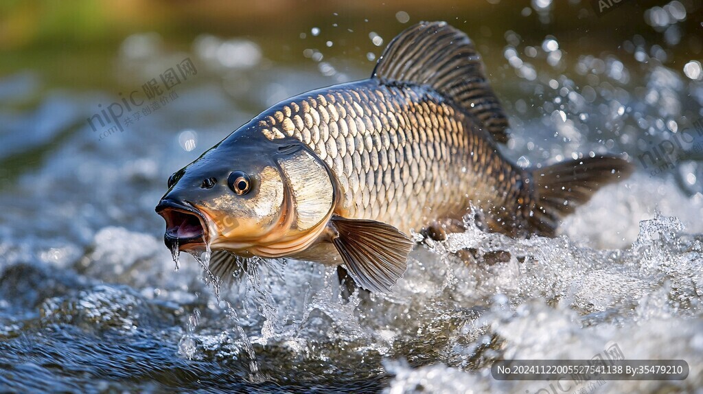鯉魚躍起