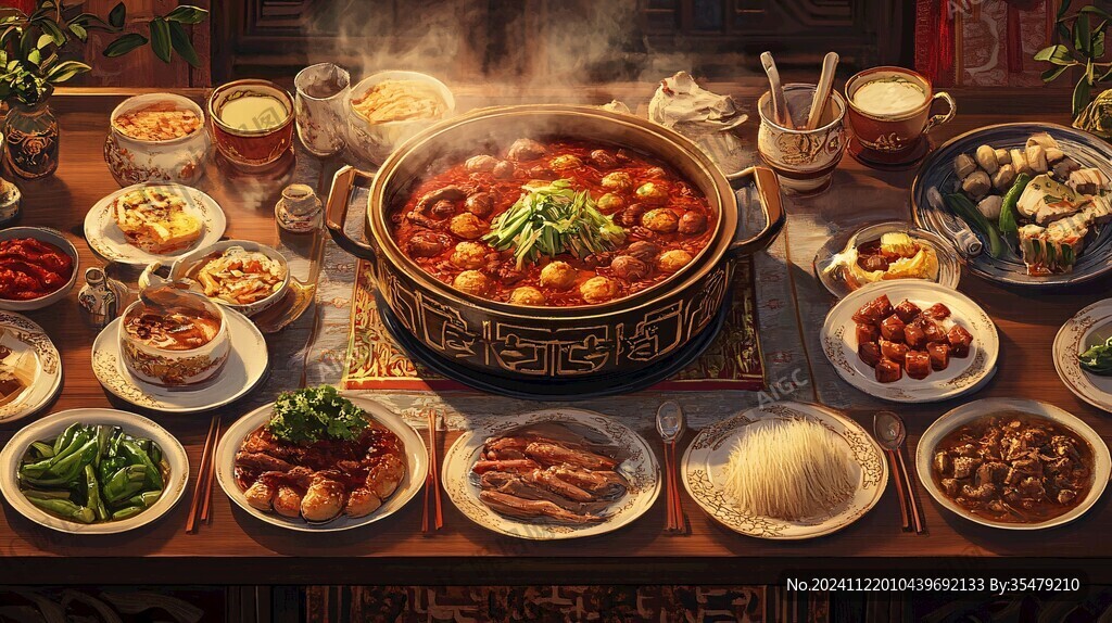精致火鍋場景