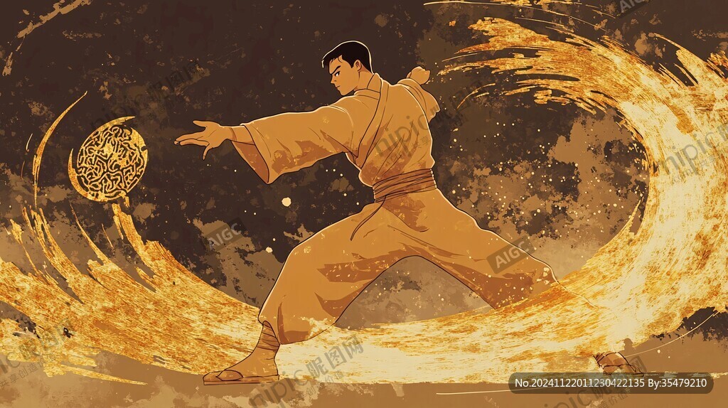 功夫插畫