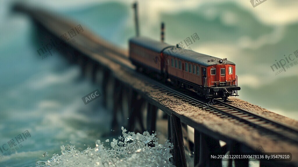 火車過橋圖片