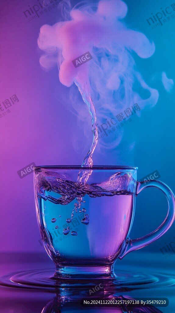 冒煙茶杯冒煙