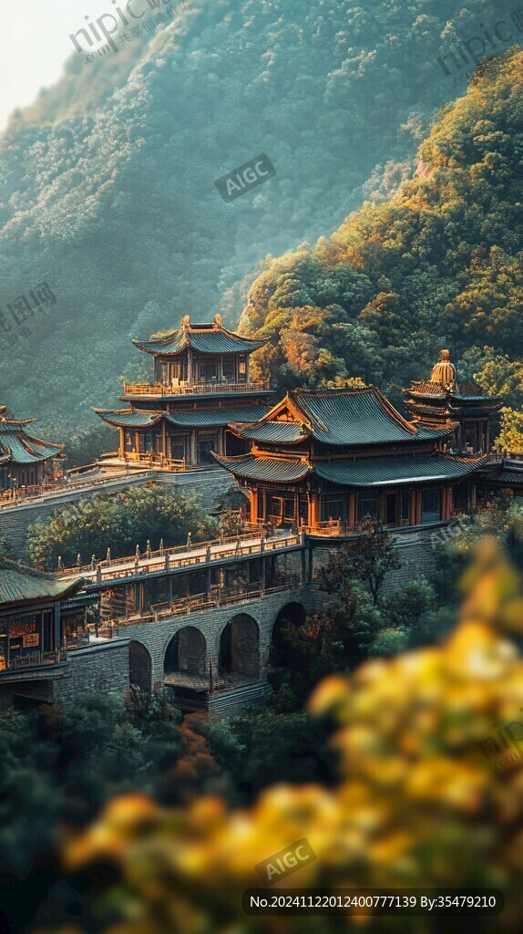 山林深山禪寺