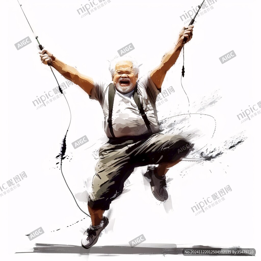 功夫插畫人物插圖
