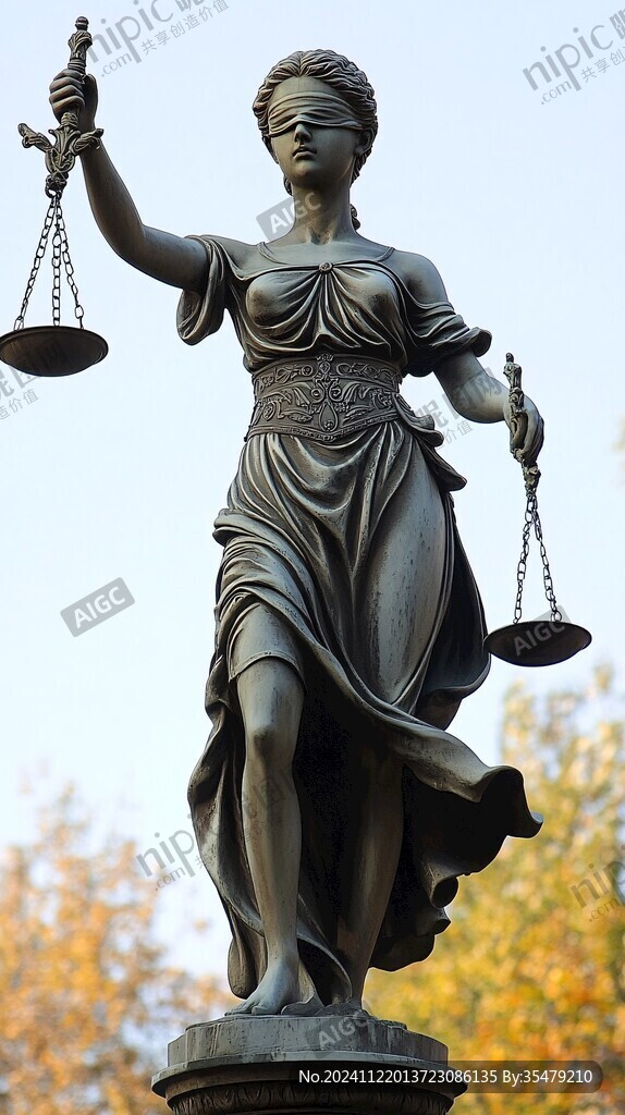 正義女神雕塑