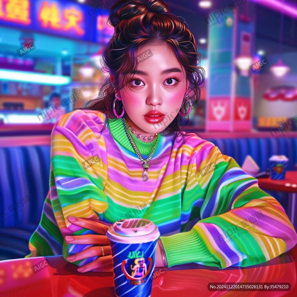 網紅潮流插畫