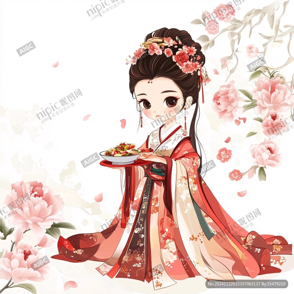 q版漢服美女
