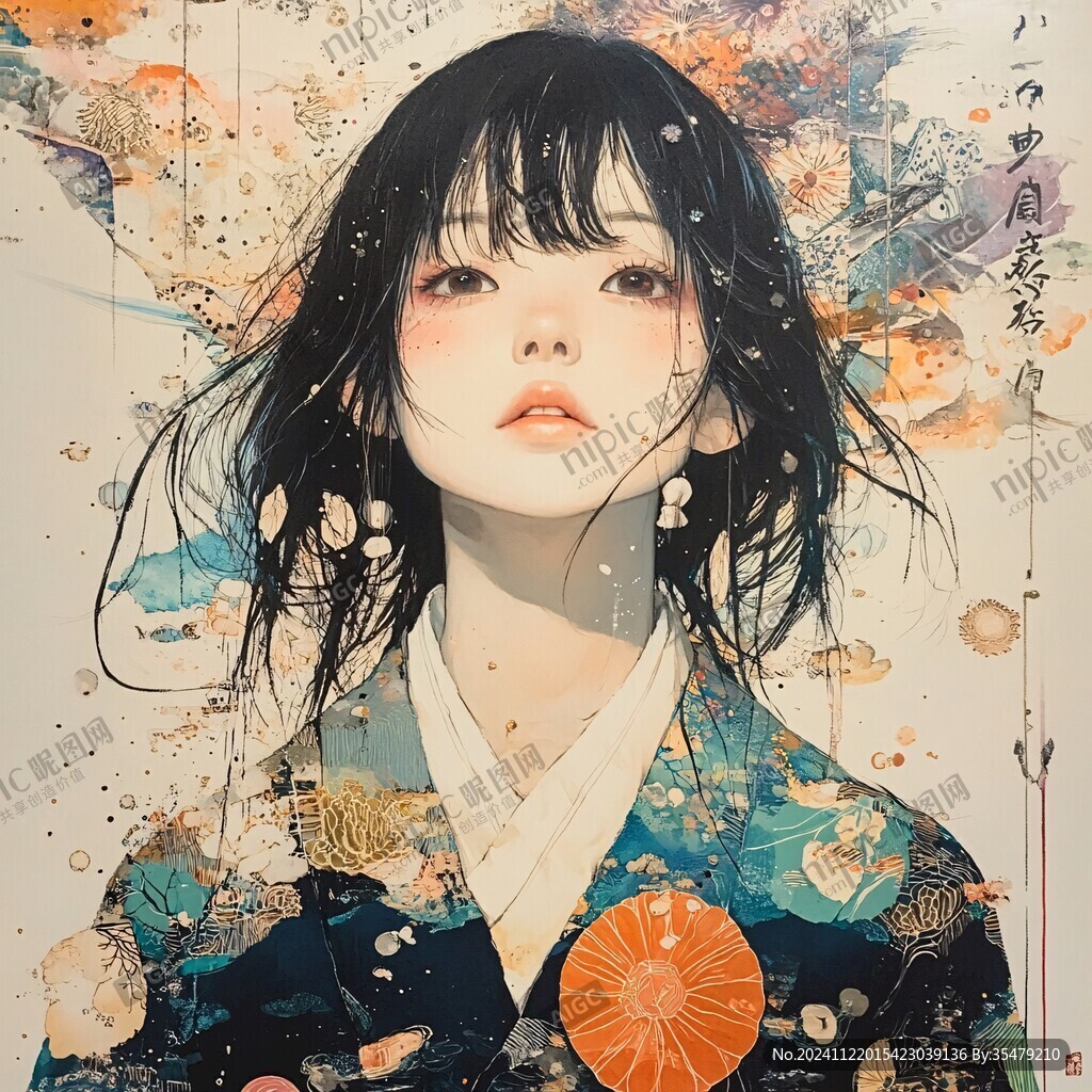 日本美女畫